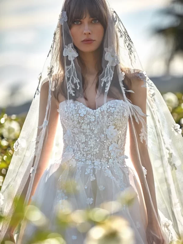 Claret Vestido de novia