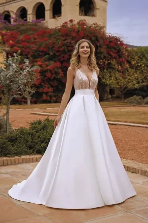 tiga vestido de novia