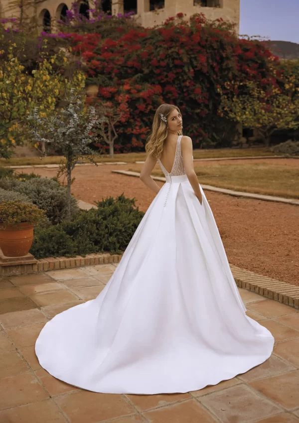 tiga vestido de novia